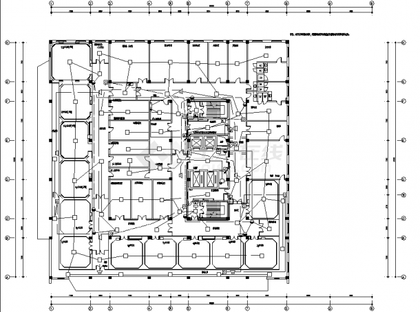 13层大医院综合楼电气系统设计施工cad图纸，含地下一层-图一