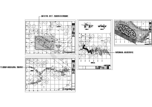 东莞某山顶公园园林景观设计CAD图纸-图二