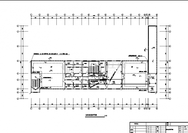4层乡镇医院综合楼电气系统设计施工cad图纸-图二