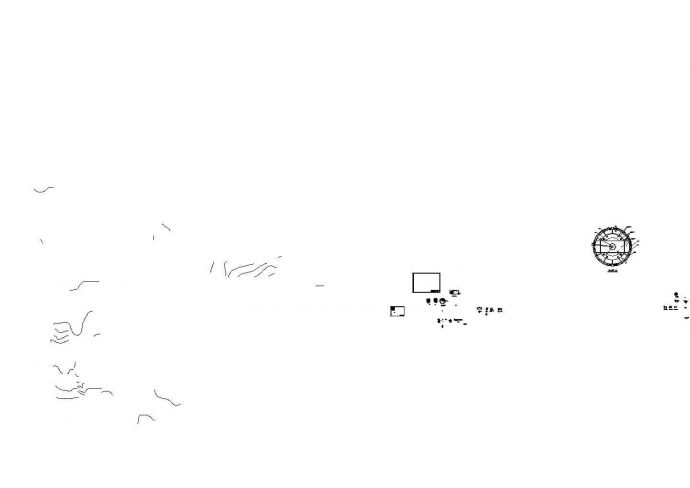 信阳市某滨河公园内部景观设计CAD图纸_图1