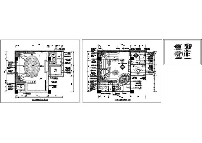 总统套房CAD设计装修图纸_图1
