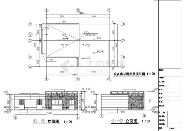 长沙芙蓉去乐清某公园内部景观设计CAD图纸-图一