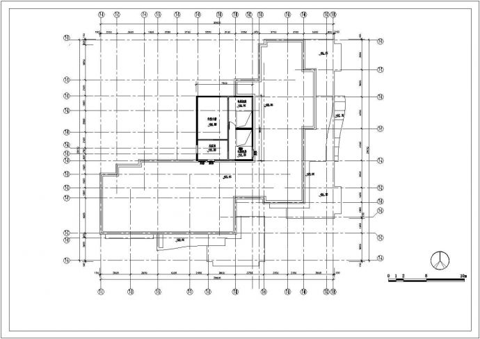 某地高层户型建筑设计方案cad图纸（共7张）_图1