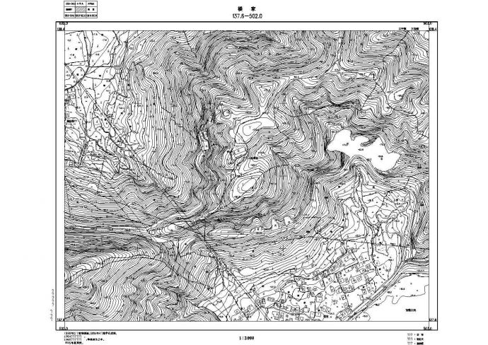 温岭五龙山湿地公园整体规划设计CAD图纸_图1