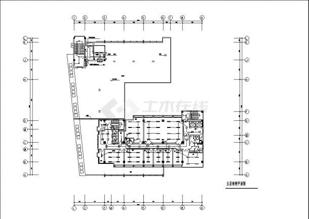 6层医院医技楼电气系统设计施工cad图纸-图二