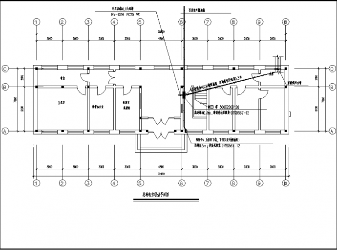 3层医院综合楼电气系统设计施工cad图纸，含设计说明_图1