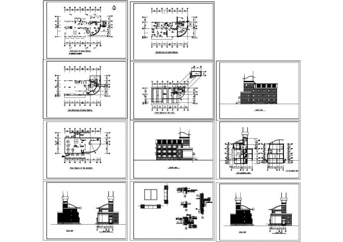 皇明别墅建筑CAD设计图_图1
