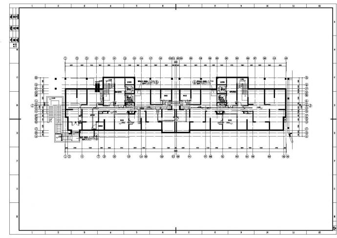 某地1号楼电气设计CAD图纸（共6张）_图1