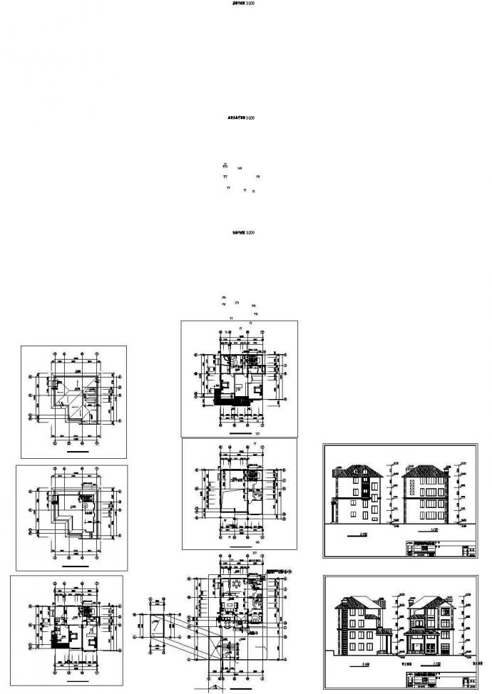 某两层别墅建筑设计方案 图_图1