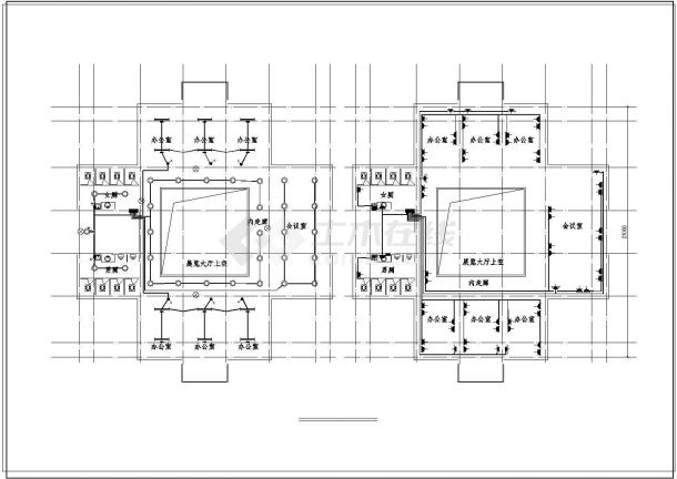 [江油]某有限公司办公楼电气CAD建筑设计施工图-图一