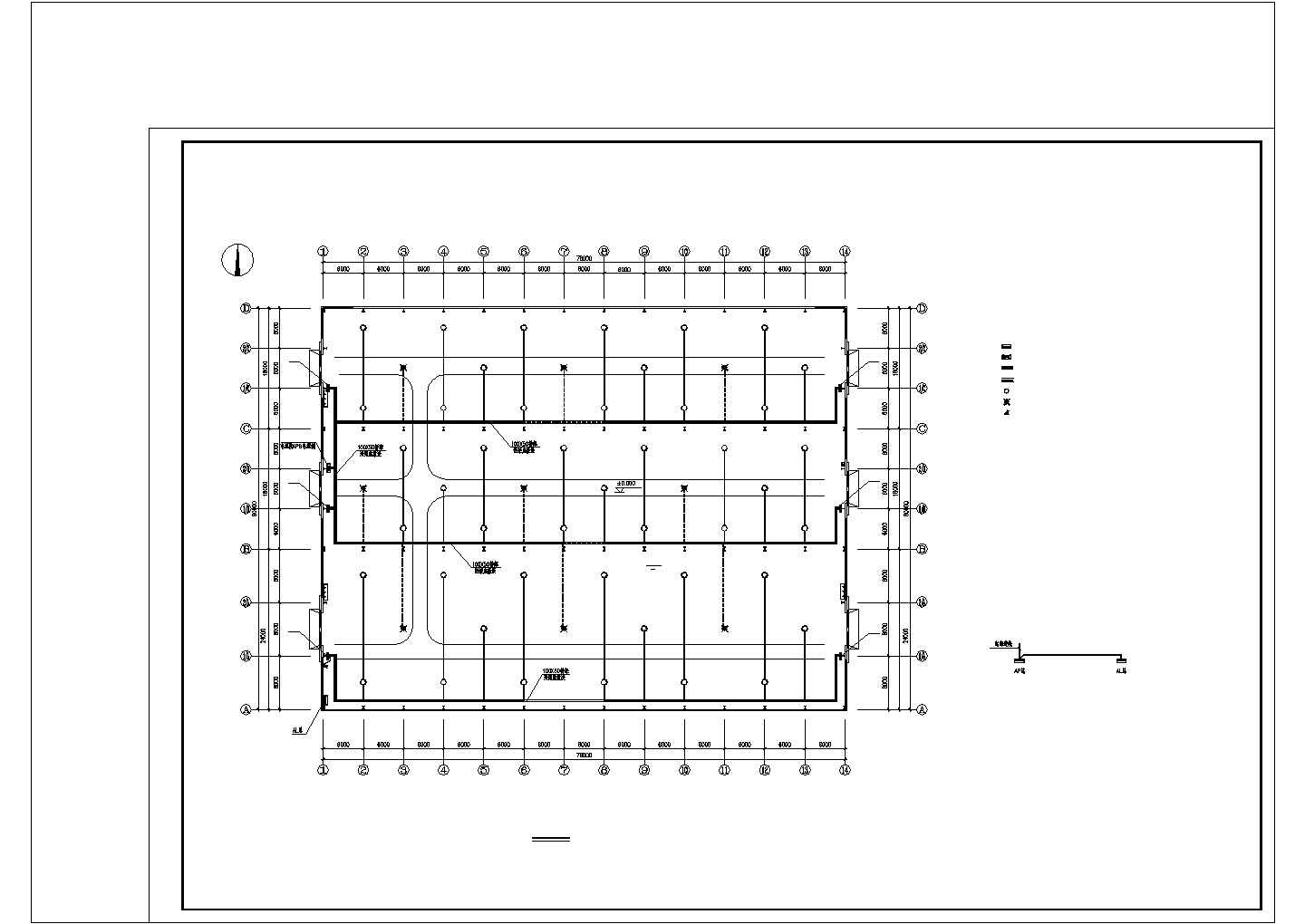 厂房设计_某工业厂房电气设计CAD图纸