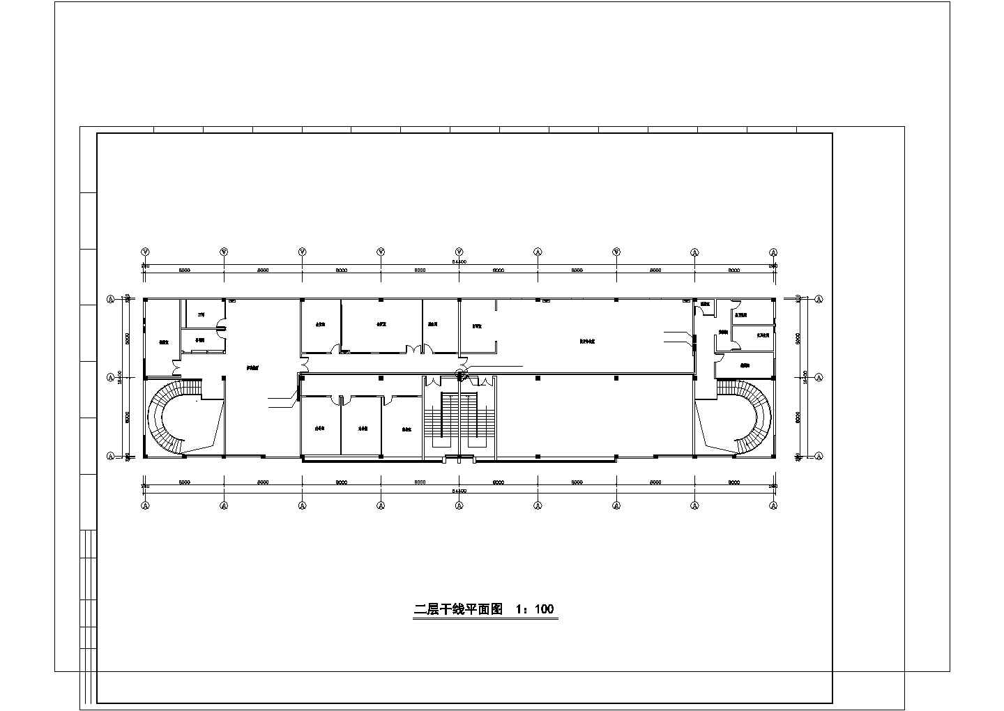 厂房设计_某公司厂房照明动力系统图CAD图纸