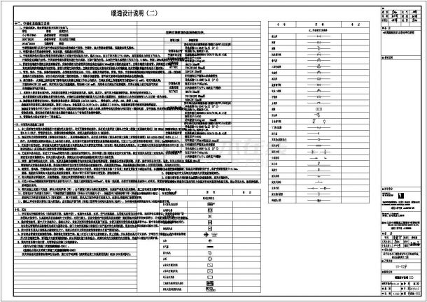 14659㎡北京立水桥酒店暖通设计cad全套施工图（含设计说明）-图一