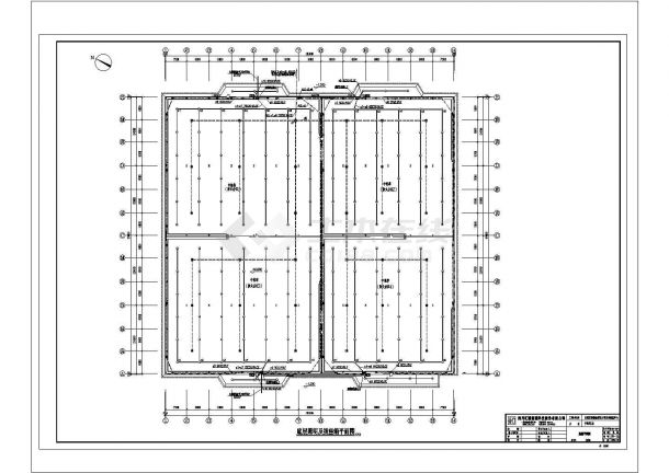 北京某厂区钢结构水电设计建筑施工图CAD纸-图二