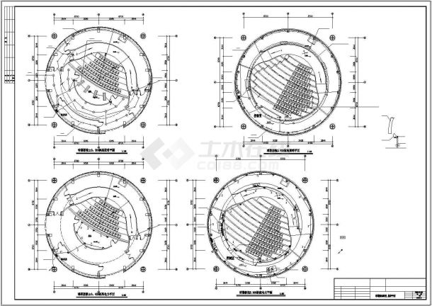 某球幕影院的电气照明(cad)图-图二