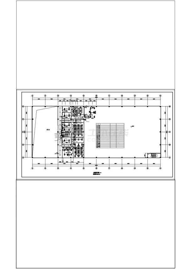 汽车销售店电气照明(cad)施工图-图二