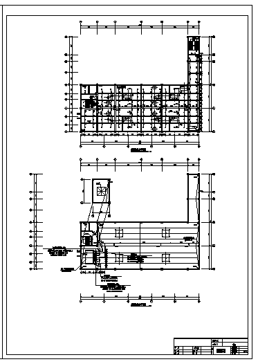 厂房设计_四层厂房给排水施工cad图（含消防设计，共八张）-图二