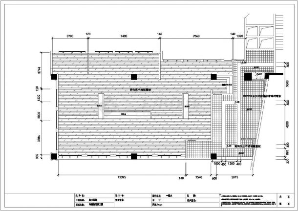 某江苏现代中式风格火锅餐厅CAD完整节点设计图-图二