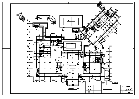 某知名二十二层带地下室宾馆给排水施工cad图(含消防设计，共三十张)-图二