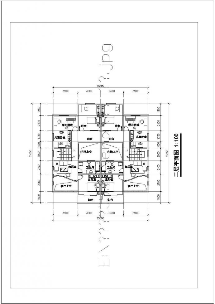 某城市规划设计院建筑施工CAD图_图1