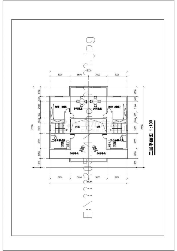 某城市规划设计院建筑施工CAD图-图二