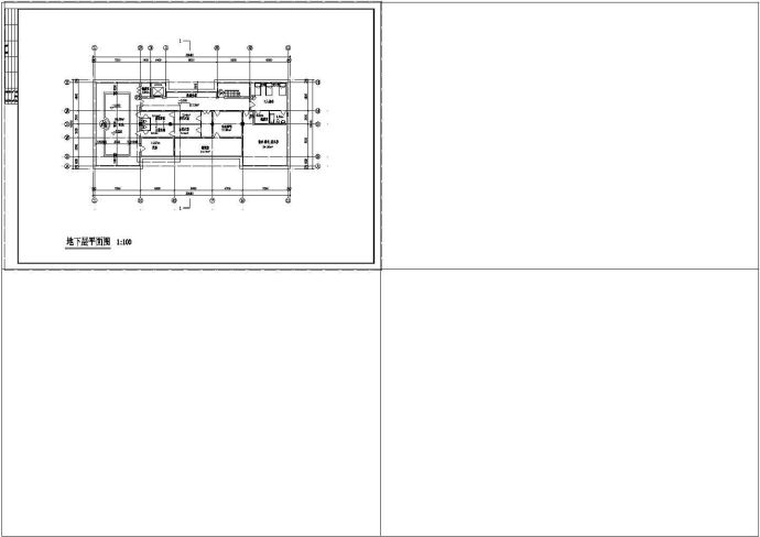 世财滨江音乐花园联体别墅设计CAD施工图_图1