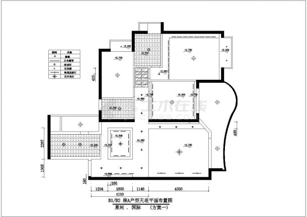 南通市港闸区柯先生家庭室内装修全套cad设计施工图-图二