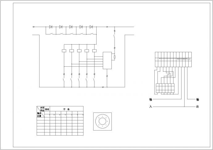 某地35kV变电站直流设计CAD图纸_图1