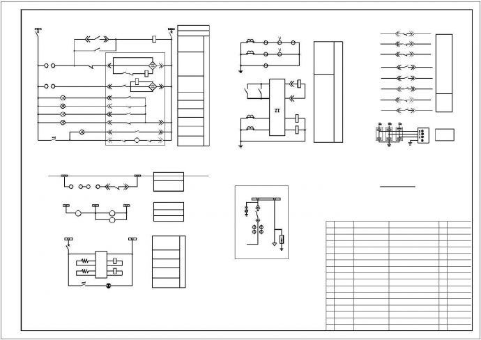 某地大型变电所电气设计CAD图纸_图1