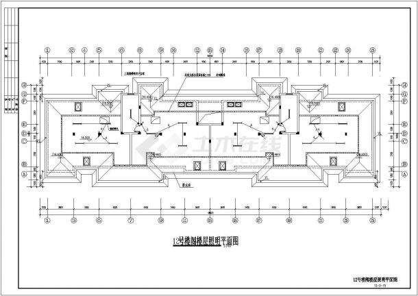 中南建筑集团在某市新建高档住宅楼CAD电气图纸-图一