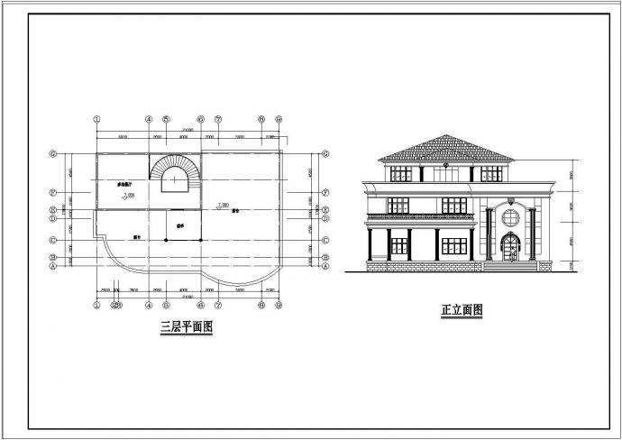 12个别墅设计方案CAD施工图_图1