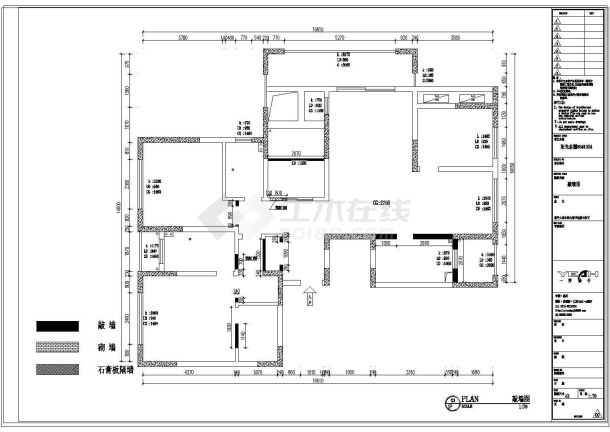 北欧-四居室180平- 阳光水榭施工图含实景图-图二