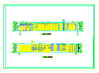 某学校建筑cad单体施工图纸-图二