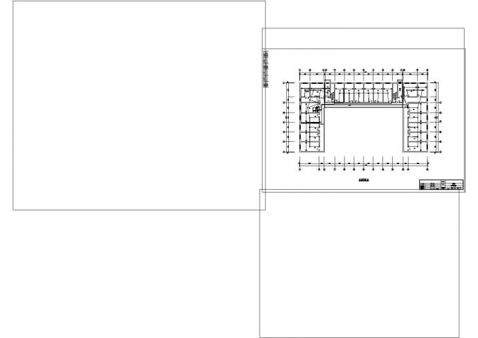 陕西某综合楼电气照明设计施工图纸.cad_图1