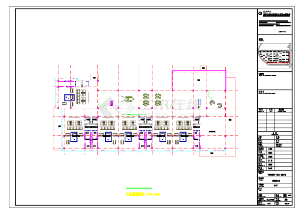 某地新古典幼儿园施工指引图CAD图纸-图二
