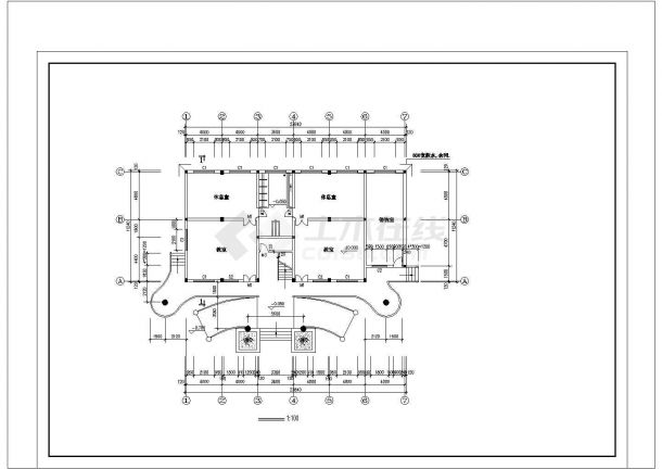 幼儿园建筑CAD施工图-图二