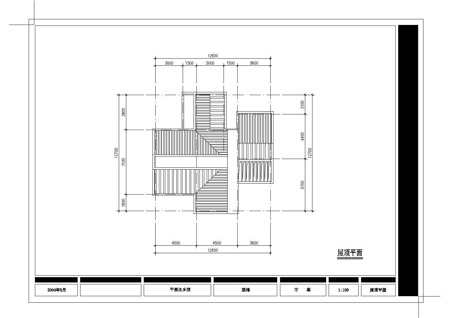 某农村住宅设计方案施工cad图