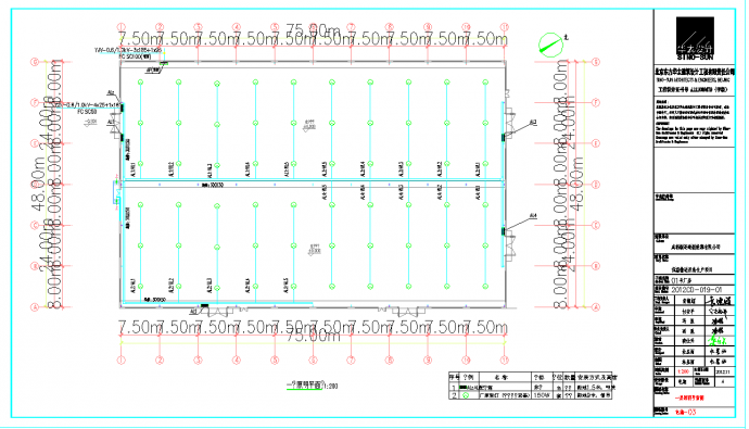 贵州某丁类工业厂房电气施工图CAD图纸_图1