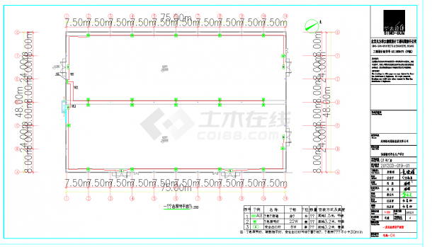贵州某丁类工业厂房电气施工图CAD图纸-图二