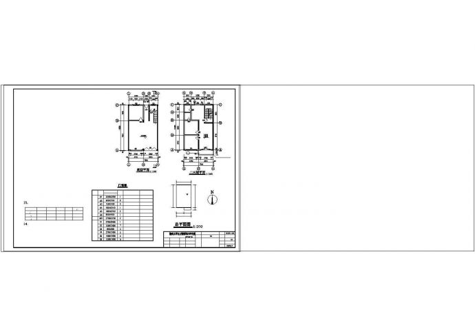 私人住宅建筑结构设计CAD图_图1