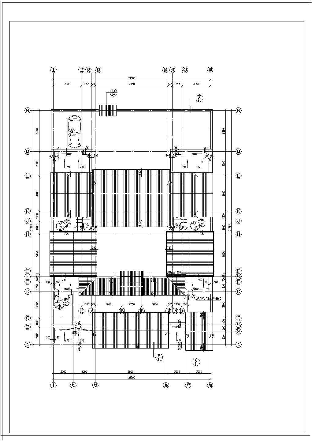 四合院住宅建筑设计方案图纸