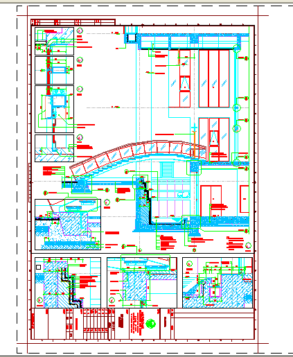 某大学地下一层地上七层框架结构教学楼设计cad全套建筑施工图（含设计说明）-图一