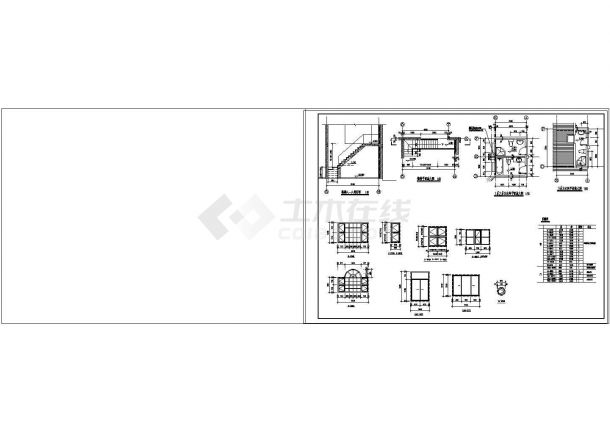 一套完整的北方别墅建筑设计施工图纸-图二