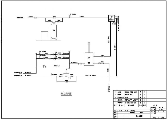 某加气站锅炉房构造设计施工图纸_图1