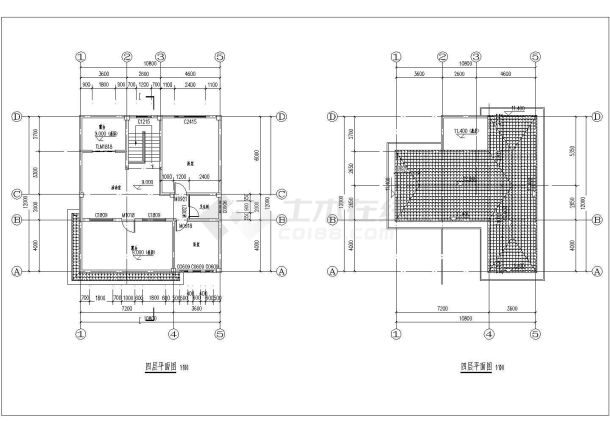 某地区现代风格独栋建筑设计施工图-图一