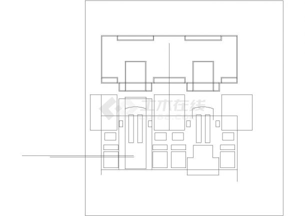 办公楼设计_上海徐汇区某工厂3+1办公楼建筑设计CAD图纸-图二