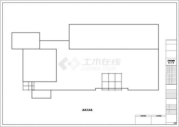 厂房设计_长沙某村镇小型辣椒加工厂房建筑设计CAD图纸-图一
