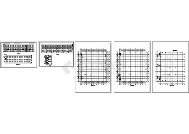 厂房设计_乌鲁木齐某水果加工厂2层厂房全套建筑设计CAD图纸（含结构图）-图二