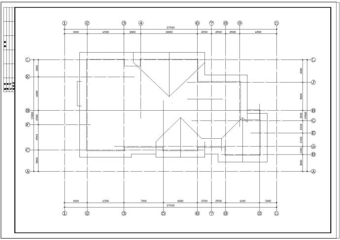 两层独立别墅方案设计cad施工图_图1