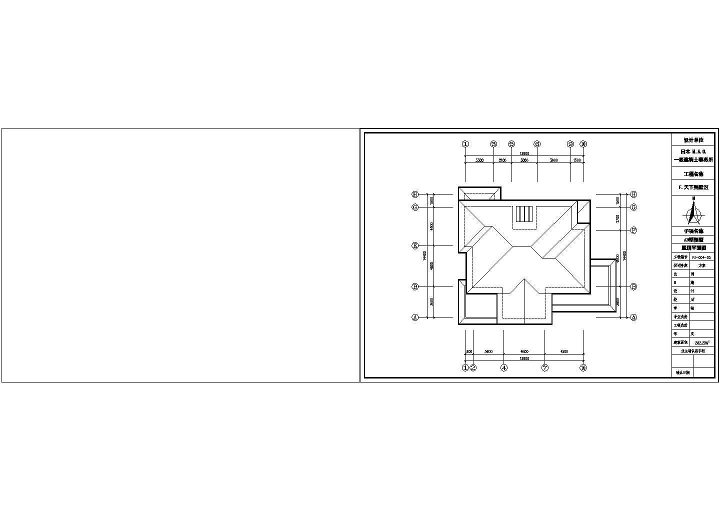 2层独栋别墅建筑设计施工图